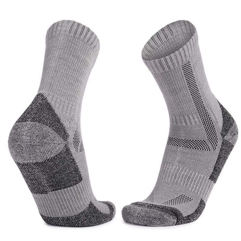 Men Autumn and Winter Thickened Warm Outdoor Hiking Skiing Mountaineering Wool Socks