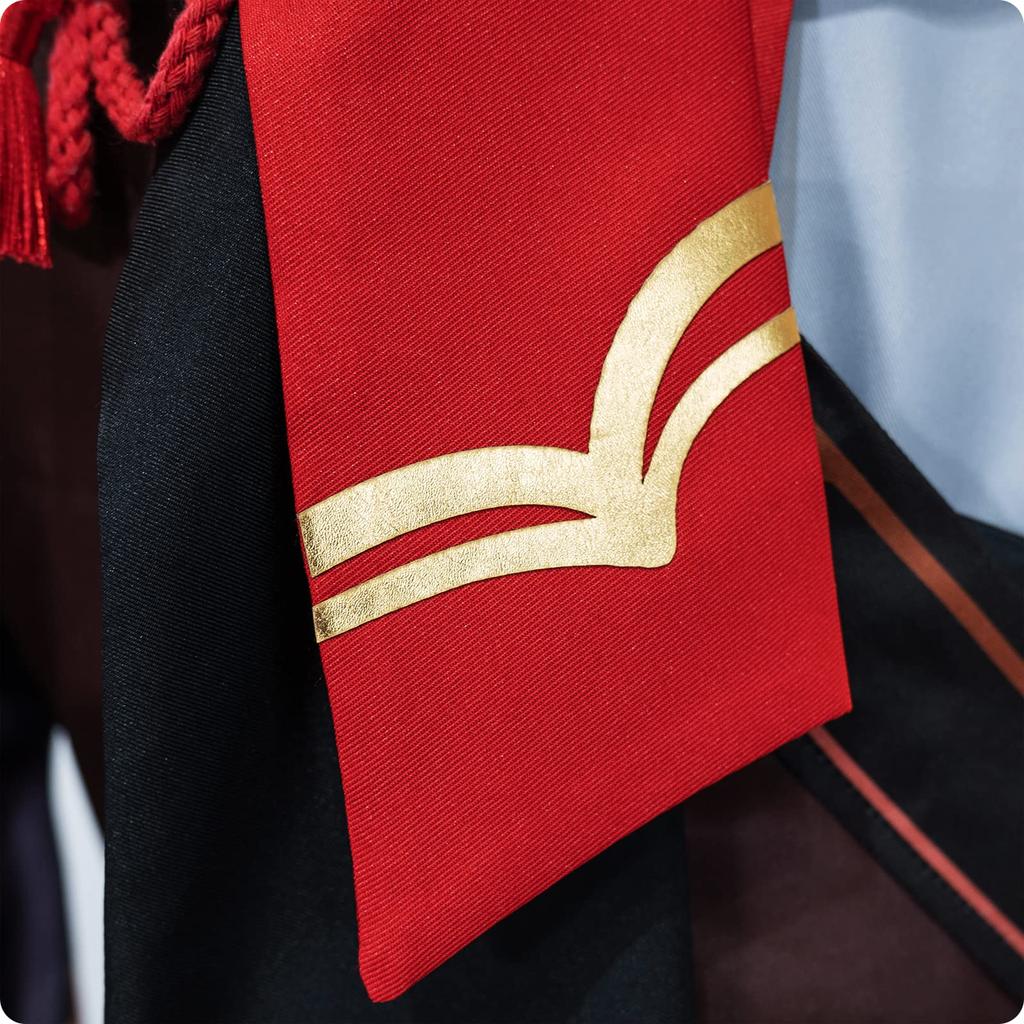 Genshin Impact Cosplay Blitz Kaedehara Kazuha Cosplay Kostüm Genshin Impact Stil Cosplay Wind und Welle Wandernde Herbstblätter Genshin Impact