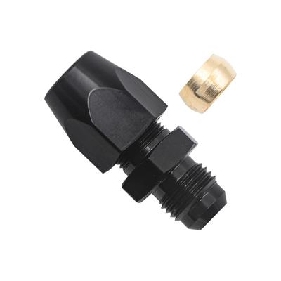 Fuel Adapter Connector 6 AN To 3/8" Tubing Fittings for Oiling System Refueling System Cooling System Air and Fuel
