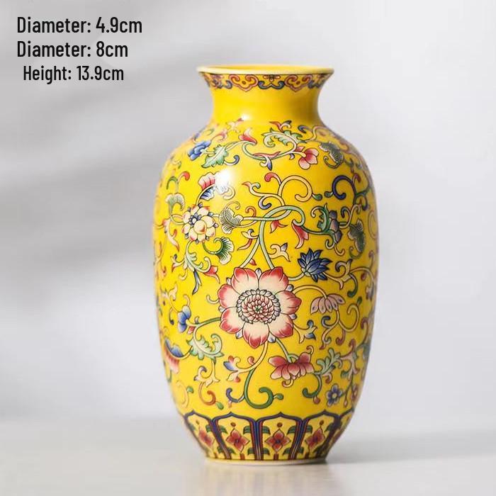 Antique Blue and White Chinese Porcelain Vase - European & American Handicraft for Flower Arrangements