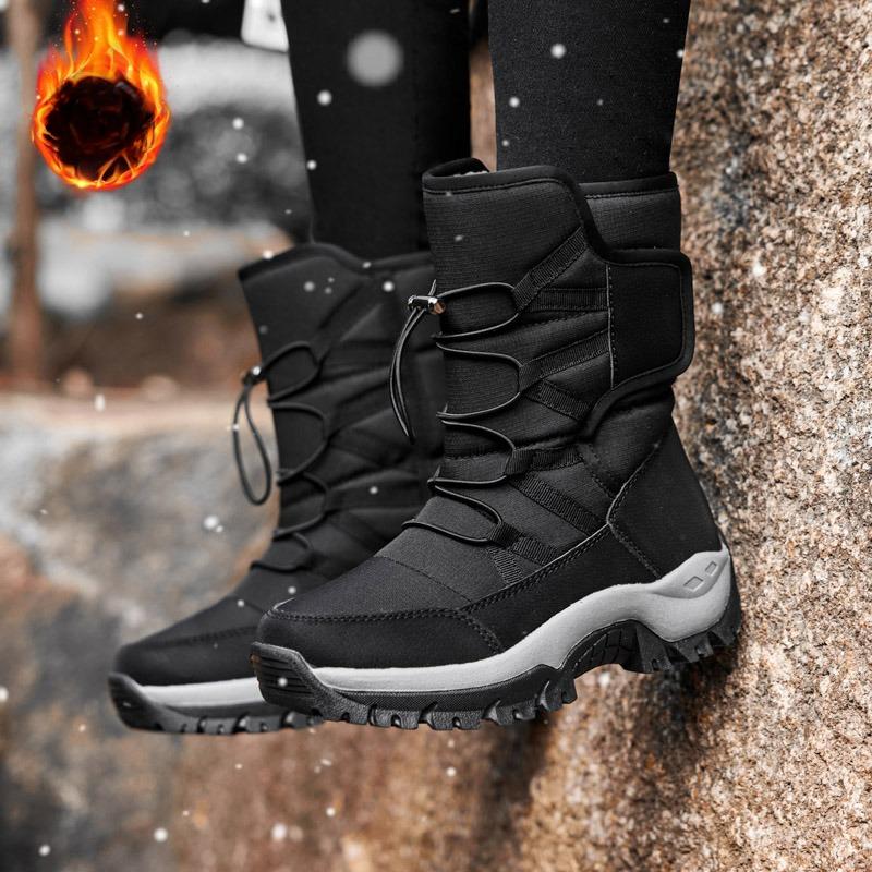 Outdoor Winter Women Snow Boot Plush Soft High-top Anti-slip Wear-resistant Boots Women Breathable Casual Sneakers Women Shoes