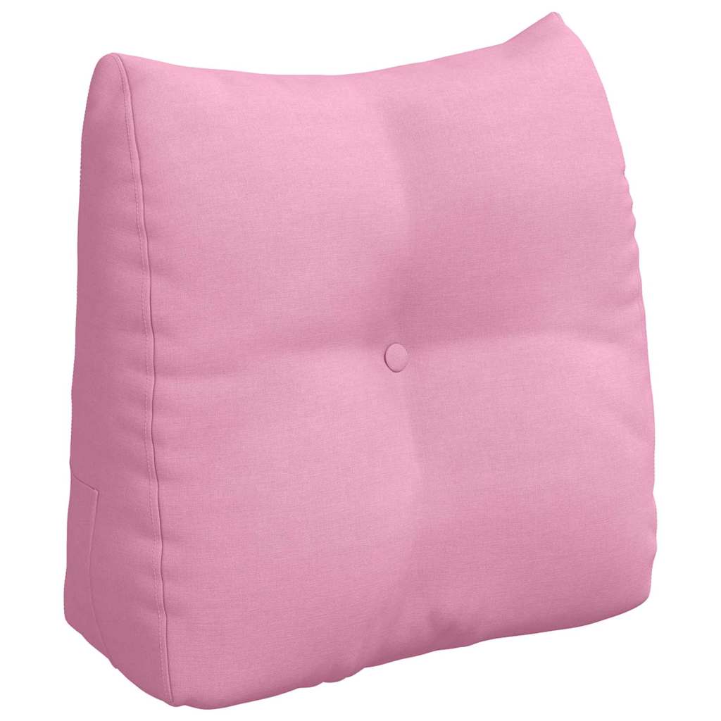 Back Cushion Pink 45 x 24 x 50 cm Fabric