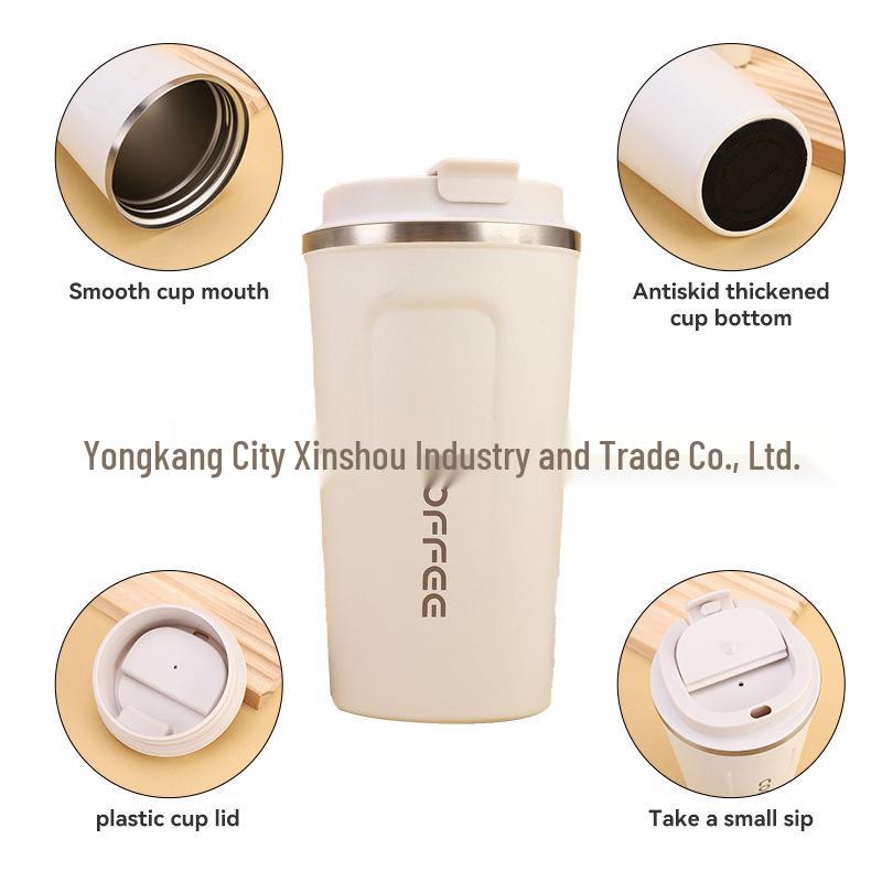 Second Gen Stainless Steel Insulated Coffee Travel Mug - Portable 304 Car Cup with Custom Logo
