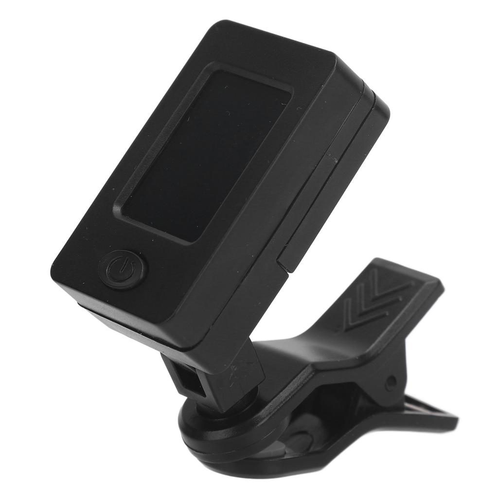 Clip On Tuner LCD Display High Sensitivity 8C Universal Multifunctional Electric Tuner for Violin Bass Ukulele