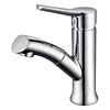 Auralum Bathroom Faucet, Soft Aerated Shower, Single Lever Mixer Tap, Pull-Out Hose, for Hair Washing, Instructions Included