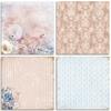 Fiore 24 fogli di carta artigianale fustelle arte sfondo origami scrapbooking creazione di biglietti