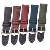 Genuine Leather Watchband Men Women Rubber Silicone Waterproof Breathable Watch Band Strap Buckle Clock Accessories 18 20 22mm