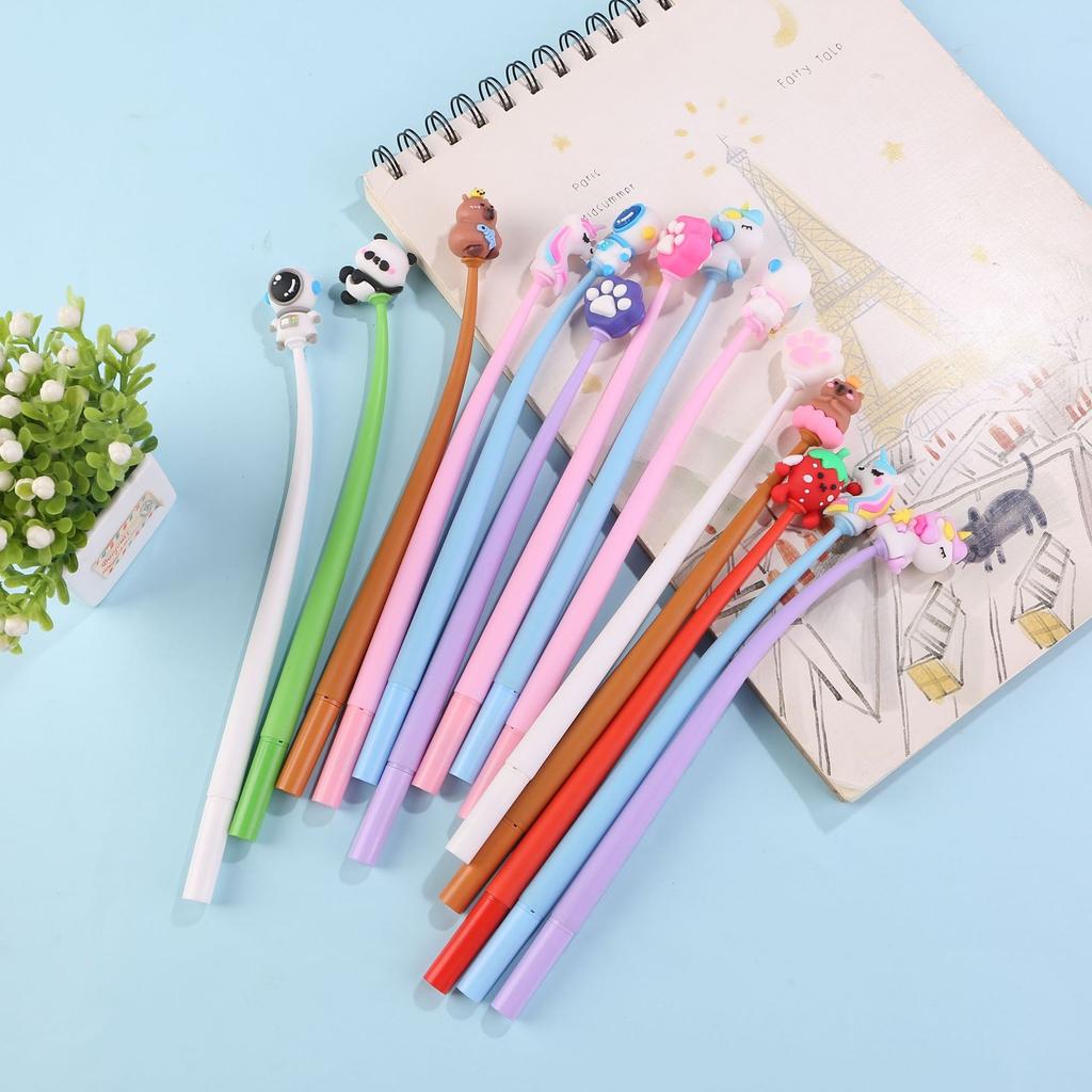 1 Pc Panda Shake Pen Neutral Pen Fluent Writing Suitable for Office Work, Brushing Questions, Signing Writing, Diaries, Notes, Student Classroom Pri