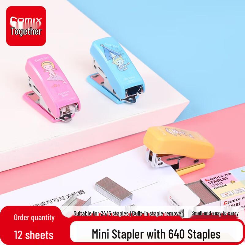 COMIX B3004 Mini Stapler Set