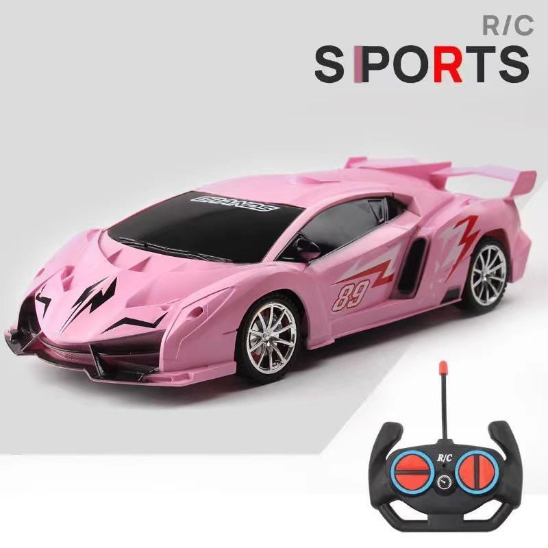 Pink Princess Rechargeable Remote Control Drifting Sports Car - Luxury Toy Gift for Girls