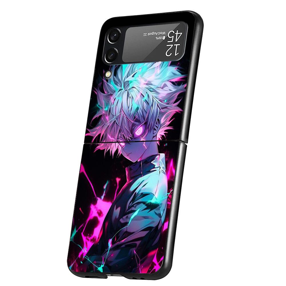 

Hot Anime Hunter X Cover Phone Case For Samsung Galaxy Z Flip 7 6 5 4 3 5G Flip7 Flip6 Flip5 Flip4 Flip3 Black Fundas Shell Gala Samsung Z Flip