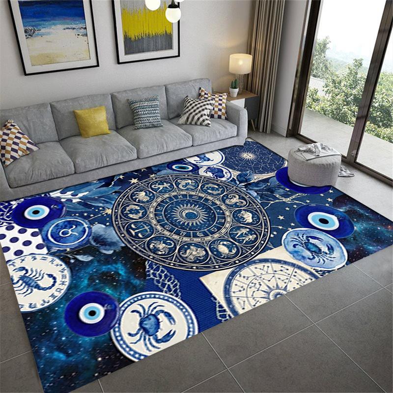 2025 New constellations Carpet Rug for Living Room Bedroom Home Sofa Decoration,Kids play Non-slip Floor Mat147