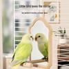 Vintage Bird Cage Perch with Mirror