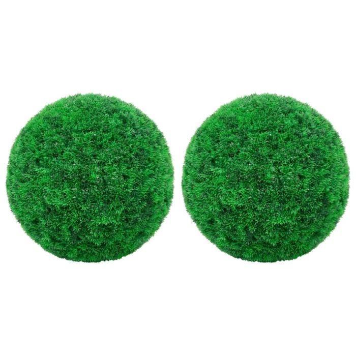 VidaXL Boules de buis artificielles 2 pcs 52 cm 315482