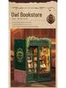 CuteBee Owl Bookstore Miniature DIY Cottage Bookend
