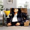 Available In Various Sizes, These M-Michael J-Jackson Printed High-definition Blankets Are Soft and Comfortable, Customizable