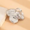 European and American Cross-Border Ins Style Design Metal Three-Dimensional Flower Ring Personality Pleat Petal Open Ring Ring