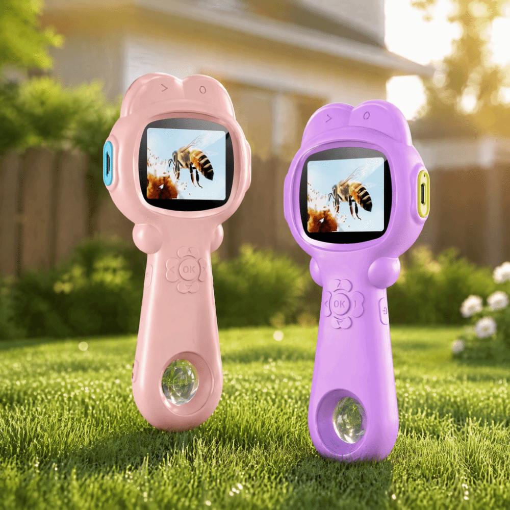 With Silicone Case Handheld Digital Microscope HD Mini Portable Microscope for 500mAh Laboratory