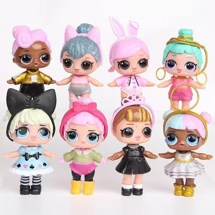 Lol Surprise Pvc Doll Figures With Micro Landscape Decor For Kids And Collectors