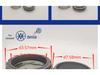 M7N-20~100 High-Temp Mechanical Seal, Stainless Steel, Silicon Carbide, Fluororubber, for Water Pump Shaft Sealing.