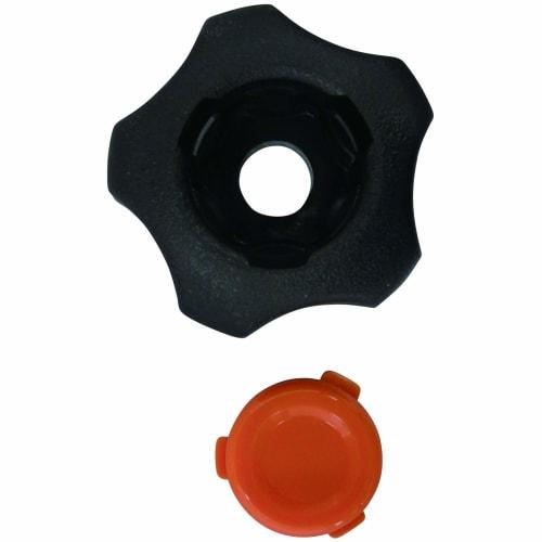 DAIDOHANT Knob Star M6 (Orange) 66 Nylon (Face A) 34 X (Height B) 13mm (1 Piece) 10184629