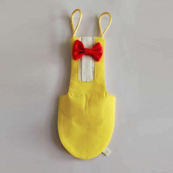 Tuta da Volo per Pappagallo Stile Western Cosplay Delicata sulla Pelle Morbida Pannolini per Uccelli Pappagalli con Papillon Accessori per Foto