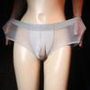 Transparente Ultra Dünne Slips Herren Sexy Unterwäsche Glatte Eis Seide Lingerie Durchsichtige Unterhosen Herren Sexy Beule Beutel Slips
