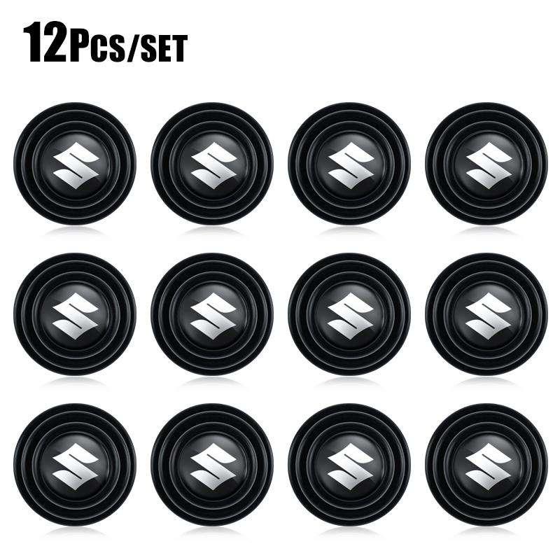 TLIN5 4/8/12Pcs Car Door Anti-shock Pad Anti-noise Buffer Gasket Auto Interior For Suzuki Splash Baleno Vitara Swift Jimny Ignis Alto