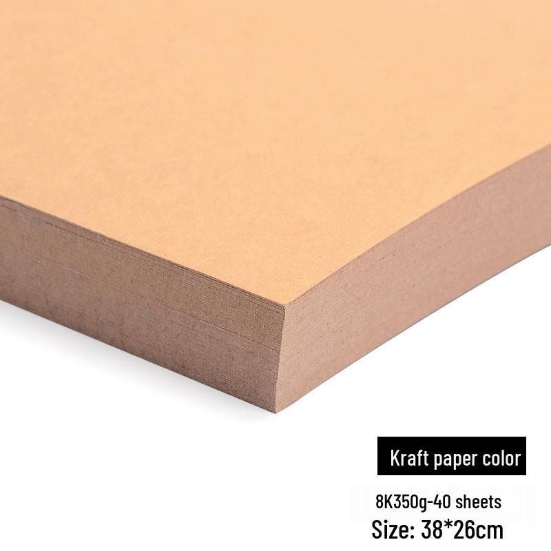 Kraft Paper DIY Origami & Art Cardstock: 4K/8K Round & Large, Thick and Durable for Wrapping and Crafting
