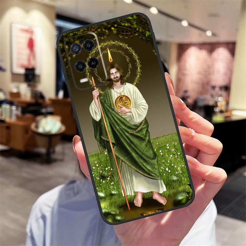 San Judas Case For Oppo A78 A98 A79 A18 A38 A58 A40 A60 A80 A16 A76 A96 A15 A74 A94 A54 A17 A77 Cover