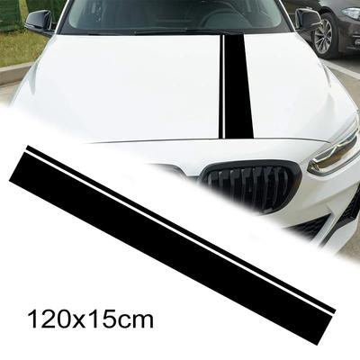 Car Hood Sticker Bonnet Decoration Graphics Stripes Decor Decal Auto Accessories Universal For VW Tesla Skoda Volvo Suzuki Seat