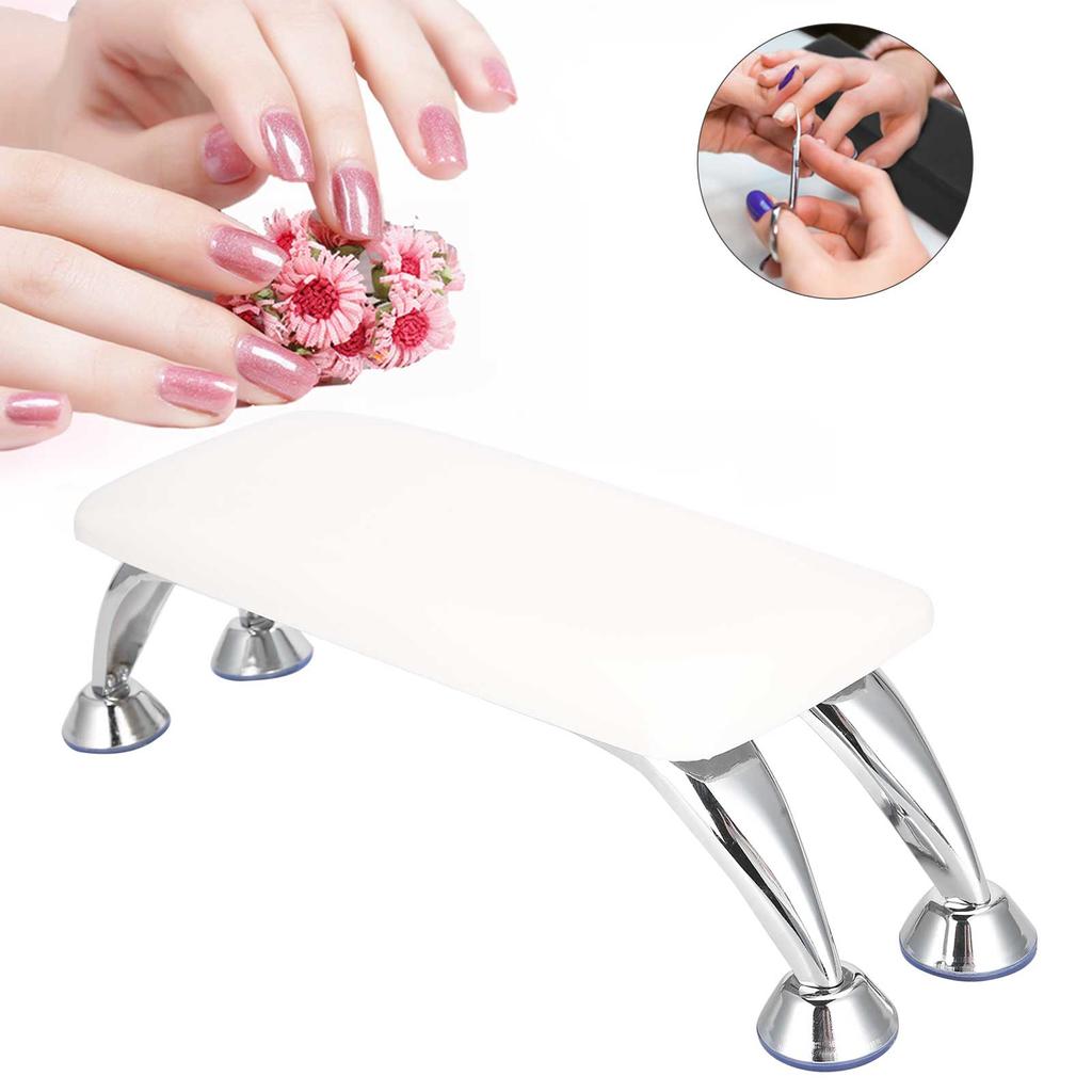 Detachable Nail Art Hand Pillow Salon Arm Hand Rest Cushion with Stainless Steel Support