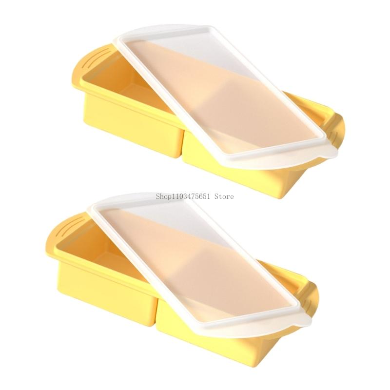 Pair Of Big refrigerated Water Molds With Tight closures Excellent For Beverage Refrigeration