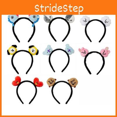 Bt21 Line Friends 3d Plush Headband For Women Soft And Comfortable Chimmy Ears Hair Hoop Band