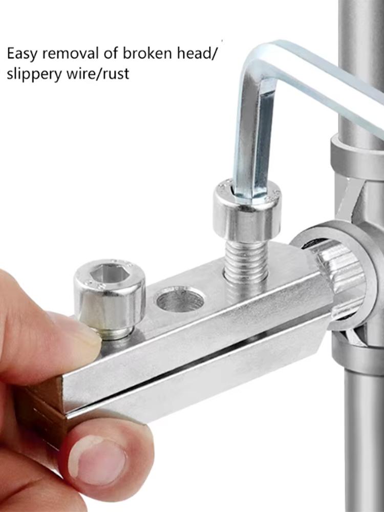 Faucet Angle Valves Broken Wire Extractor,Universal Damage Screw Extractor Remover Tool,Household Manual Plumber Tool