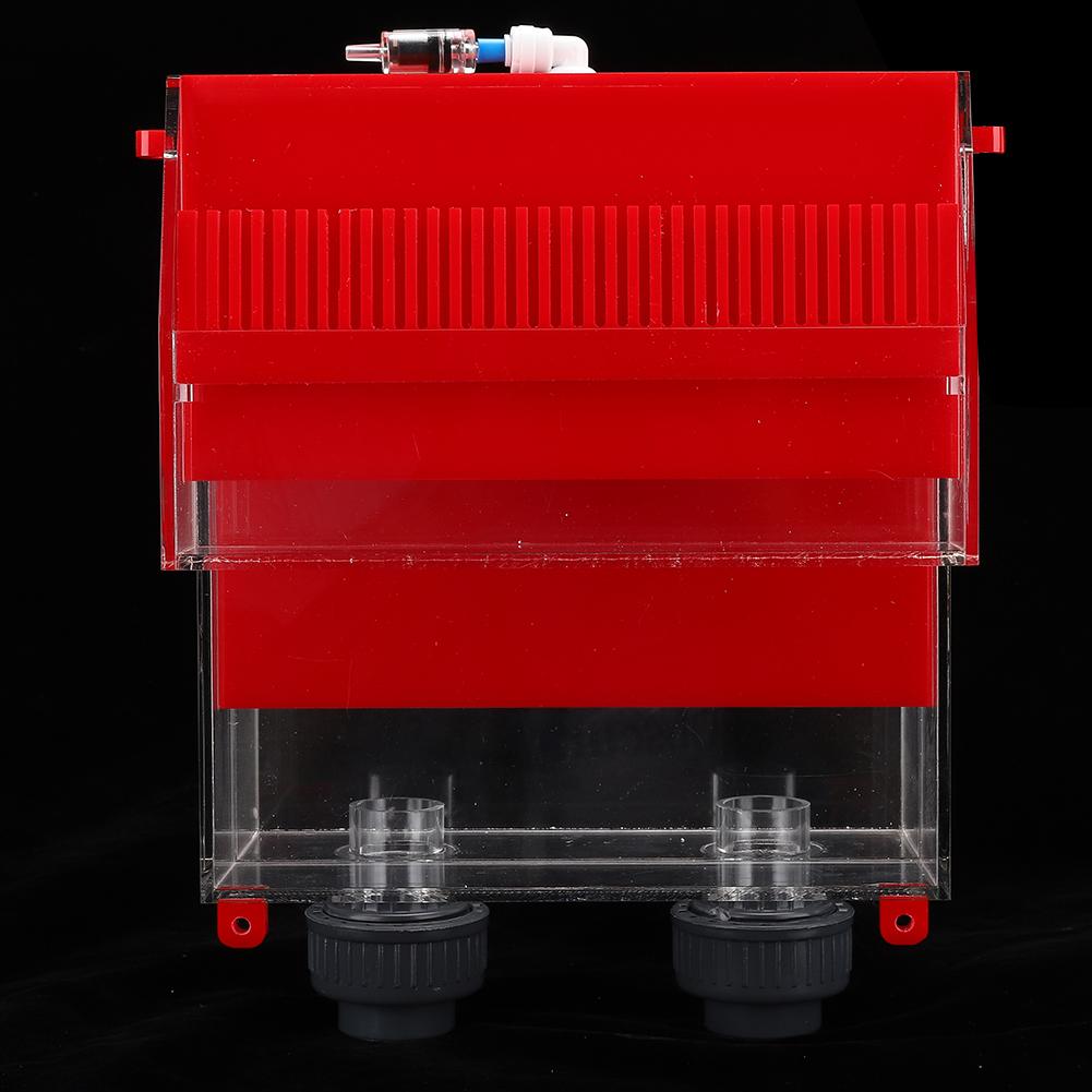 Acryl Rot Aquarium Siphon Freies Löcher Ohne Strom Selbst Starten Überlauf Box Fisch Tanks