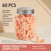 60/120PCS Sponge Sleeping Ear Plugs Multicolor Travel Earplugs  Student Dormitory