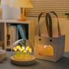 11-Flower Glass Tulip Night Light