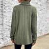 Women Autumn Winter Long Sleeve Irregular Solid Color Cardigan Coat