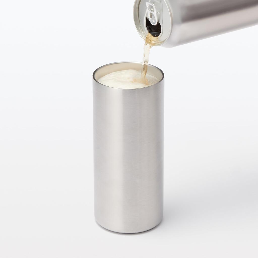 MUJI Insulated Cold Holder for Canned Beverages That Can Also Be Used As a Cup 520mL 12728382