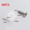 20/40/60/80pcs Drawer Wedges With Screws For Bottom Support Plastic Repair Cabinets Bookshelves Angle Code Bracket Fastener