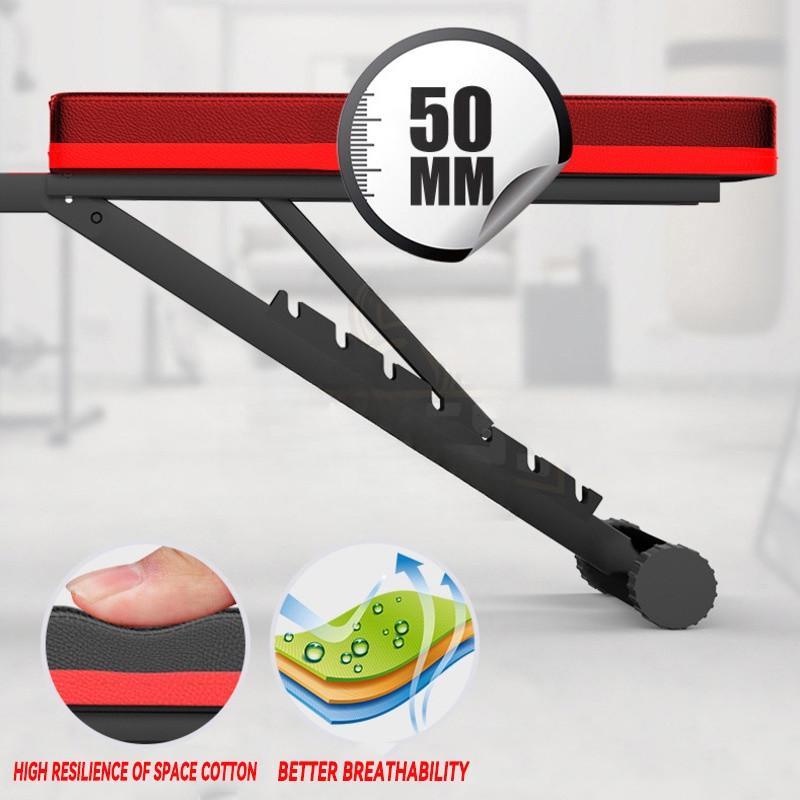 Home Professional Gym Bench Foldable Dumbbell Bench Fitness Equipment Multi Functional Workout Bench