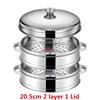 Stainless Steel Steamer fish steamed stuffed bun Rack Kitchen Tools Multilayered Insert With Holder instant pot steamer basket