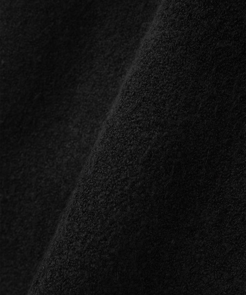 MILLO WOMEN Boucle Square Pullover Knit [Black]
