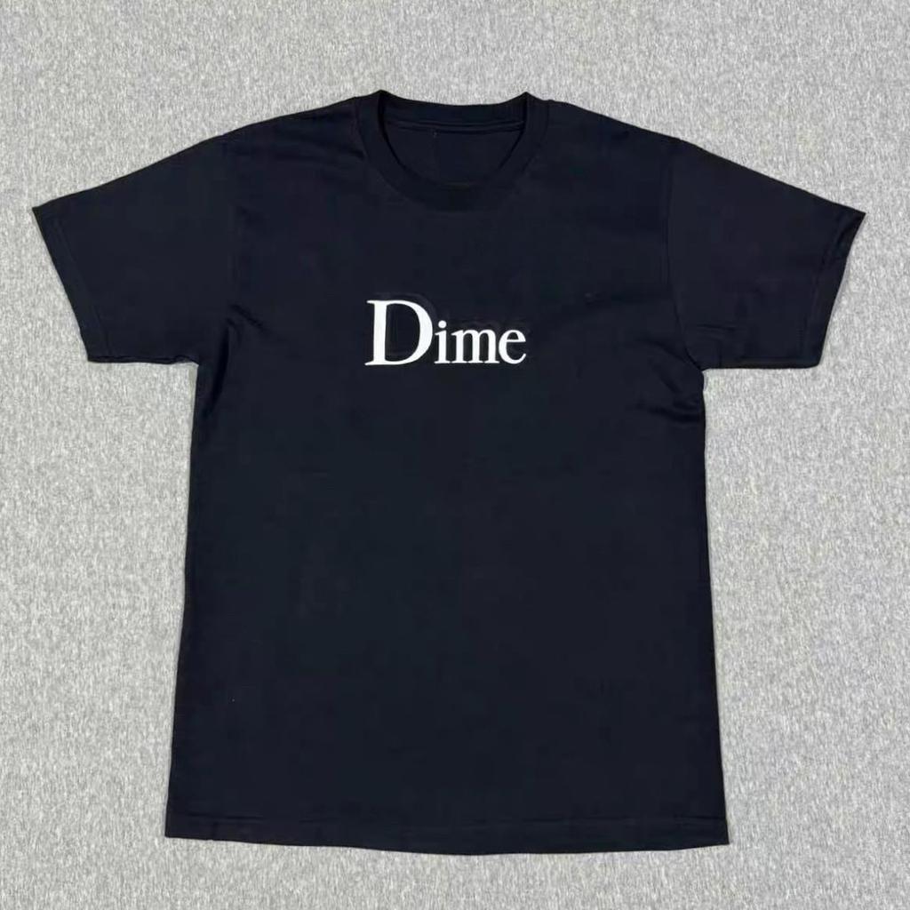 Trendy American New Letter-printed Short-sleeved Pure Cotton Summer Round-neck T-shirt of The Same Style in Europe America