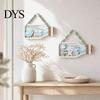 Rustic Wood Wall Hanging Wooden Drift Bottle Decors, Farmhouse Art, Beach Theme Coastal Decor Decorations, Mediterranean Style for Lake House Bedroom