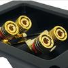 Live Speakers Terminal Box 4 Copper Binding Post Cable Connector Terminal