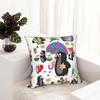 The Little Mole Krtek Pillowcase Printing Polyester Cushion Cover Decor Cartoon Floral Throw Pillow Case Cover Home Square