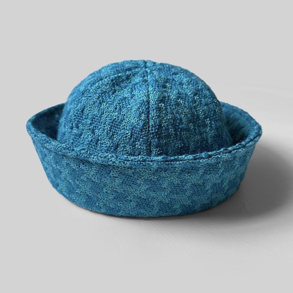 

Fashion Retro Berets Sweet Versatile Bucket Hat Naval Style Hat Women синий