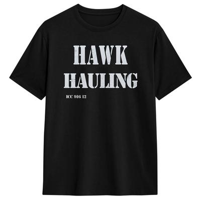Hawk Hauling Door Decal TShirt Summer Over The Top Hippie TShirts Pure Cotton O Neck Oversize Clothes Short Sleeve Tshirt